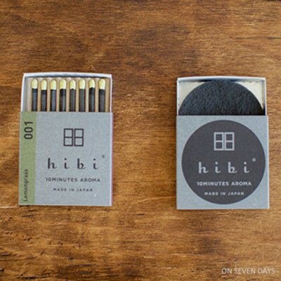 hibi］お香スティック8本入り 専用マット付き／ヒビ ｜オン