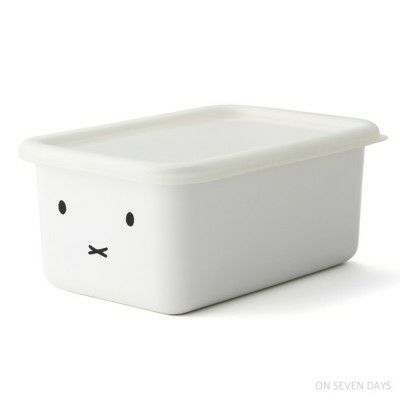 ミッフィーフェイス］深型角容器2点セット／miffy ｜オンセブンデイズ