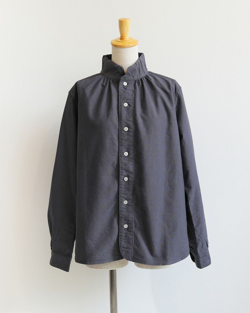 ダナァヌル Faneuil コットンギンガムフリルネックシャツ 楽天市場】[50%OFF] ファヌル Faneuil コットンギンガムフリル
