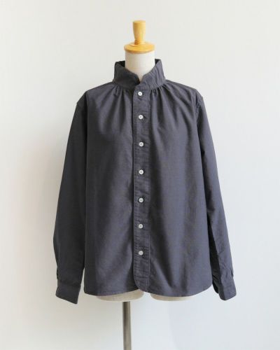 ダナァヌル Faneuil コットンギンガムフリルネックシャツ 楽天市場】[50%OFF] ファヌル Faneuil コットンギンガムフリル