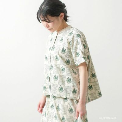 marbleSUD］Mimoza waveシャツ／マーブルシュッド ｜オンセブンデイズ 