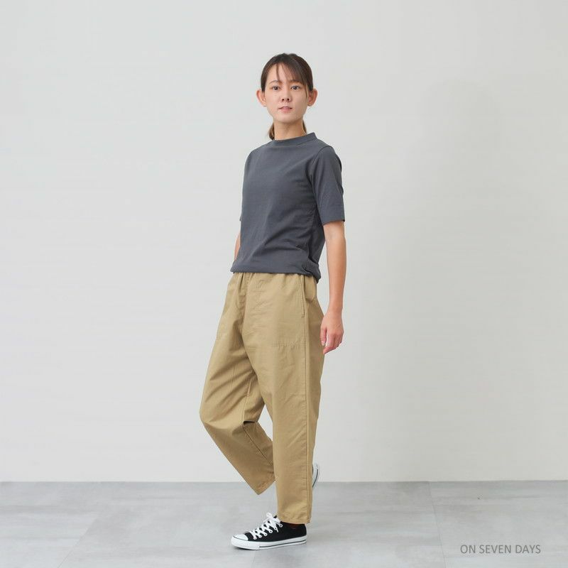 Dana faneuil ダナファヌル ボーダー　コットンリネン薄手ジャケット Dana Faneuil］コットンリネンバウンスウェザーパンツ