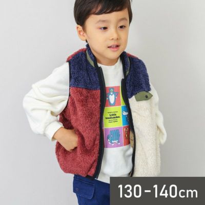 F.O.KIDS］リバーシブルボアベスト キッズ〈WEB限定 130-140cm〉／エフ