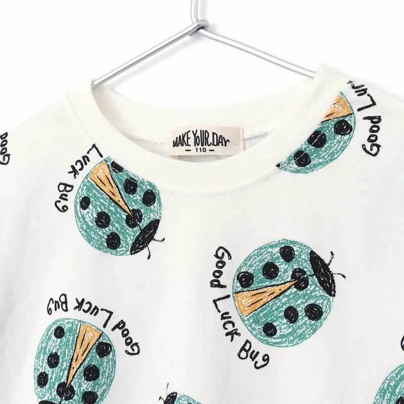 MAKE YOUR DAY］てんとう虫柄Tシャツ キッズ／メイクユアデイ ｜オン