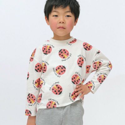 MAKE YOUR DAY］てんとう虫柄Tシャツ キッズ〈WEB限定 130-140cm