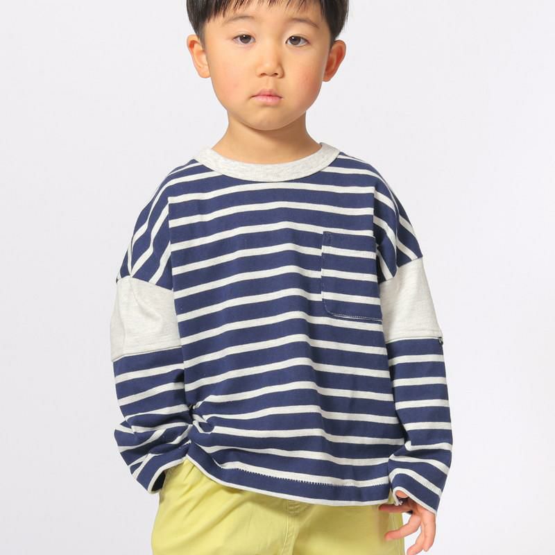 F.O.KIDS］長袖ボーダーTシャツ キッズ／エフオーキッズ ｜オンセブン