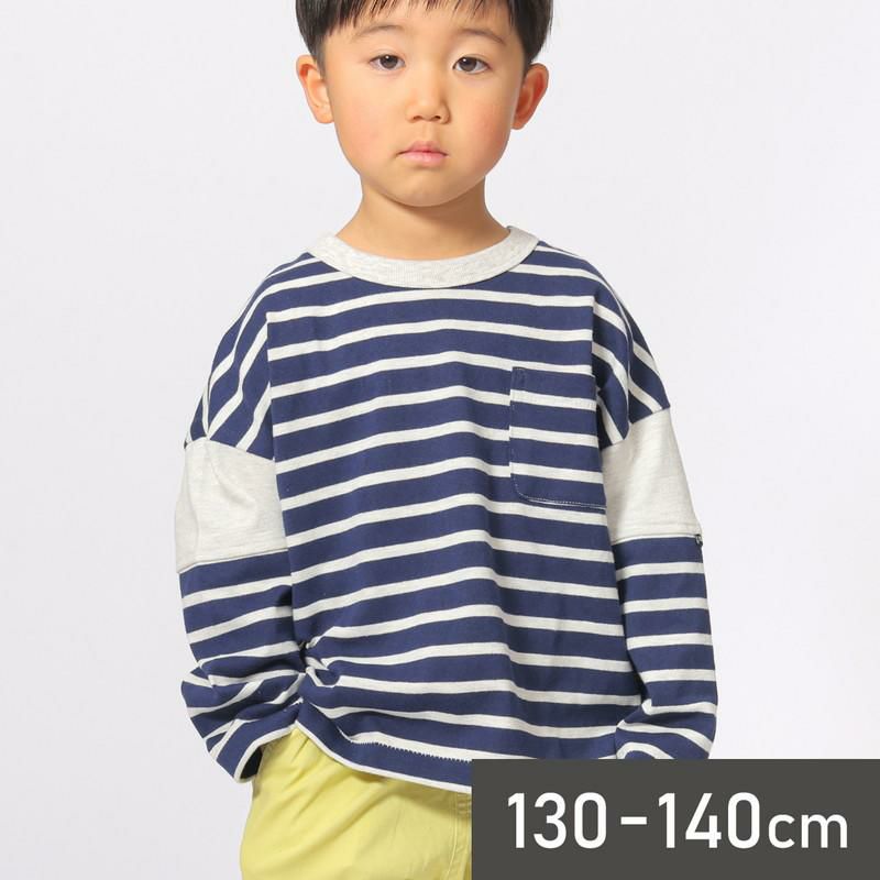 ［F.O.KIDS］長袖ボーダーTシャツ キッズ〈WEB限定 130-140cm〉／エフオーキッズ ｜オンセブンデイズ【公式通販】