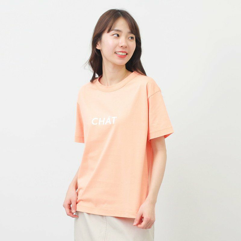 NOUVELLES DU PARADIS］トロワ天竺デイリープリントTシャツ