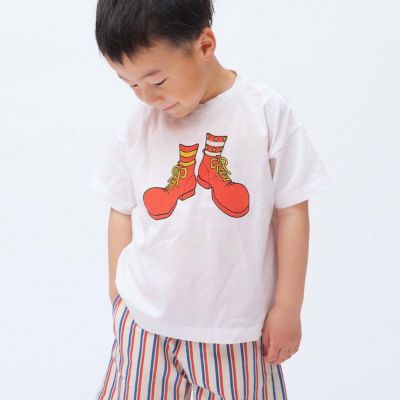 ocean&ground］ピエロブーツプリントTシャツ キッズ〈WEB限定 130