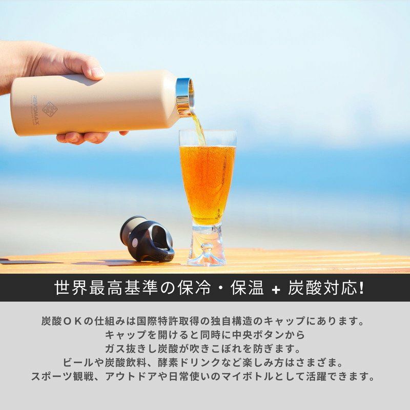 REVOMAX］炭酸ボトル 32oz 950ml／レボマックス ｜オンセブンデイズ
