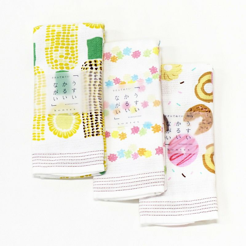 手拭いタオル のレン 手ぬぐいタオル (泉州フェイスタオル) / 綿100% 84×34cm