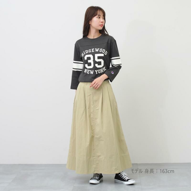 ［DANTON］ツイルツータックスカート