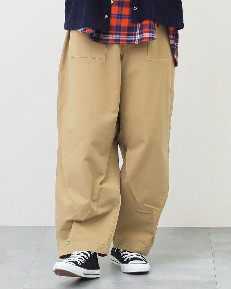 新品 COCUCA 24SS ベイカーパンツ 614670130063 ブラック ベイカーパンツ カーゴパンツ 50代 レディース ベイカーパンツ