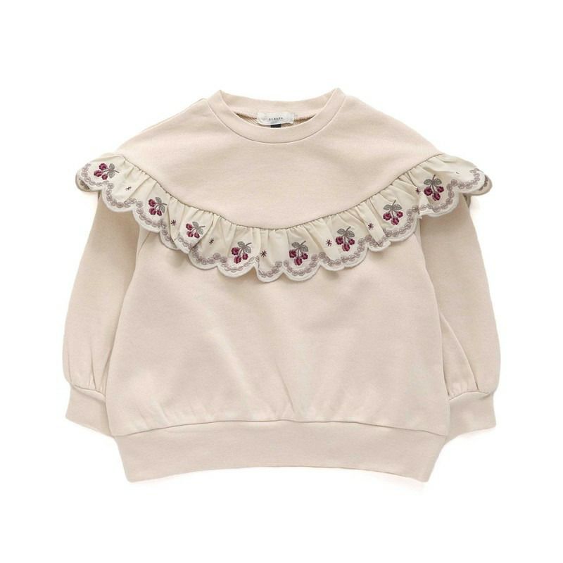 Seraph］フルーツ刺しゅうフリルトレーナー キッズ／／セラフ ｜オン  