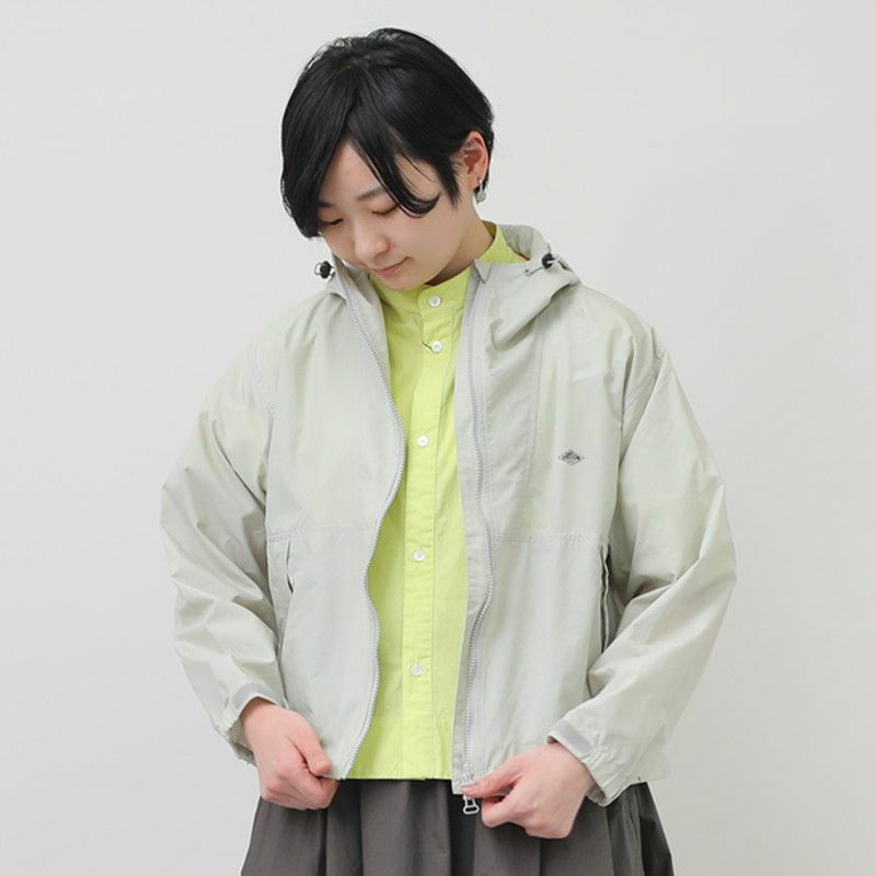 新品　DANTON　ナイロンフードジャケット　グレージュ　M　即日発送 Bshop｜DANTON | ナイロン フードジャケット WOMEN | Rakuten