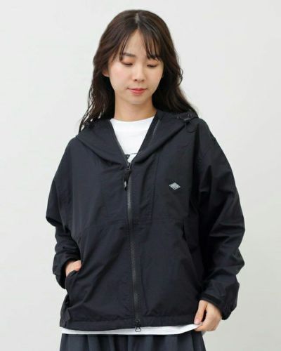 DANTON　ナイロンフードジャケット　ブラック DANTON（ダントン）の「DANTON | ナイロン フードジャケット MEN
