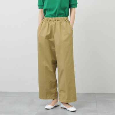 DANTONツイルイージーパンツオリーブ ワイドパンツ新品カーキダントン DANTONツイルイージーパンツオリーブ ワイドパンツ新品カーキ