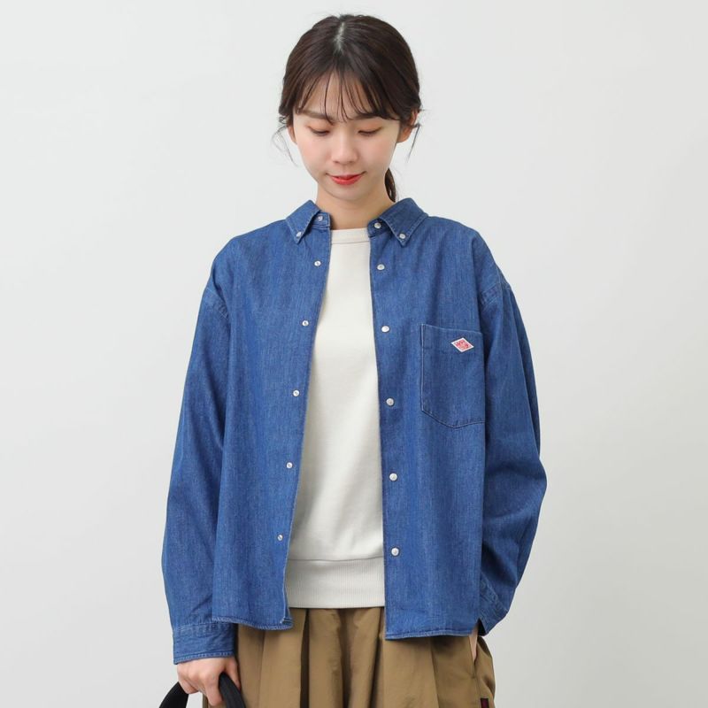 DANTON デニムブルー 長袖シャツ 38 楽天市場】danton シャツ indigoの通販