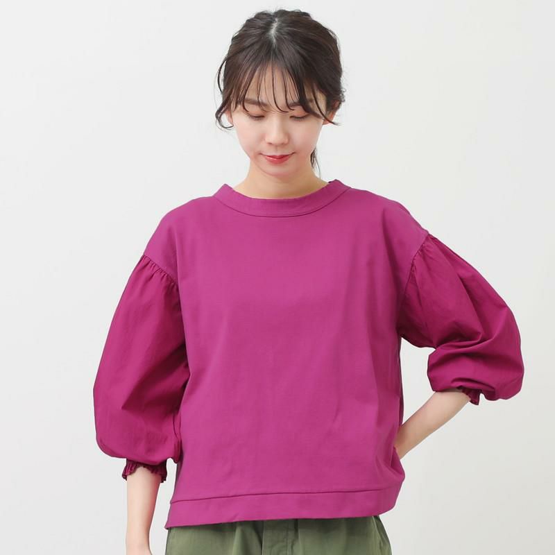 新品　grin グリン デイジー刺繍スリーブプルオーバーブラウス 新品 grin グリン デイジー刺繍スリーブプルオーバーブラウス