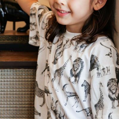 ［MAKE YOUR DAY］リアルなアニマルTシャツ キッズ／／メイクユアデイ
