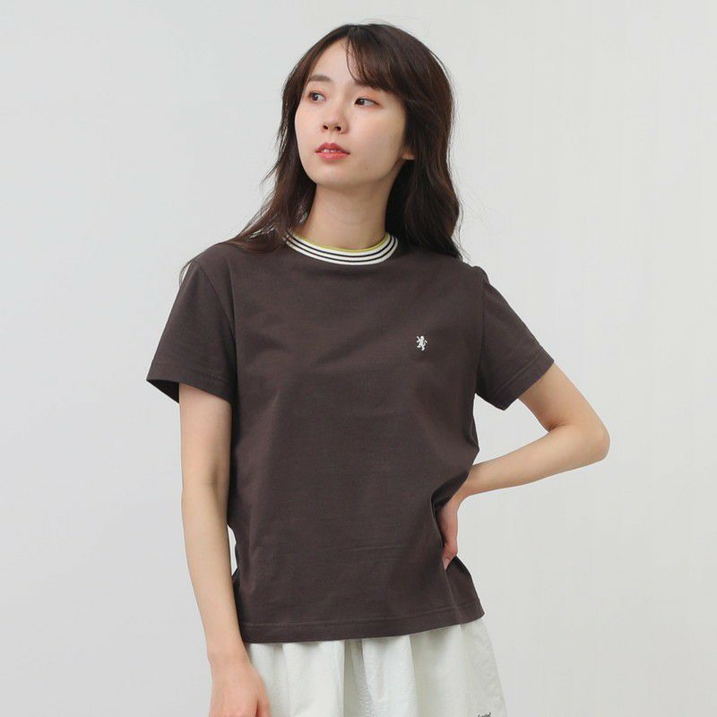 VERSACE ハロックフリントクルネックTシャツ 76GAH611JS287 G03 ヴェルサーチェ VERSACE VERSACE JEANS COUTURE 半袖 Tシャツ