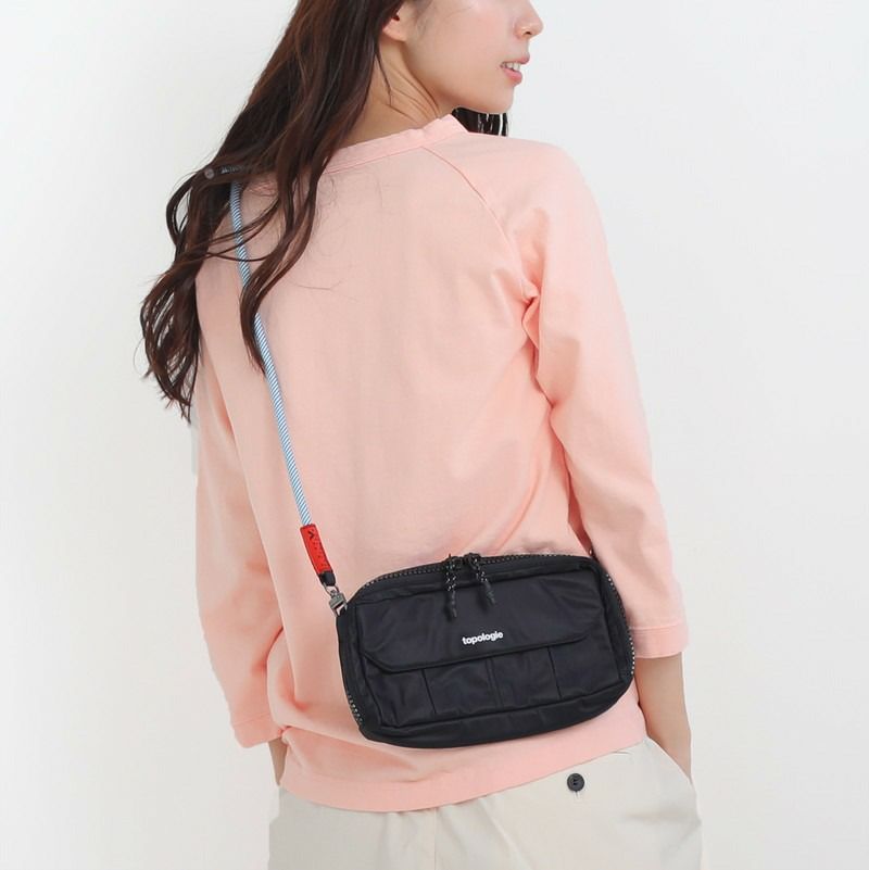 Flat Sacoche Large フラット サコッシュ ラージ / Black