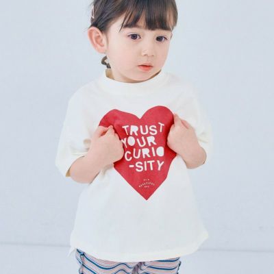 ［p.premier］グラフィックプリントワイド半袖Tシャツ キッズ／ピードットプルミエ