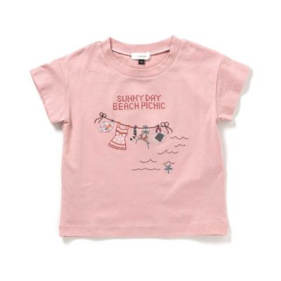 ［Seraph］リゾート刺繍Tシャツ キッズ／セラフ