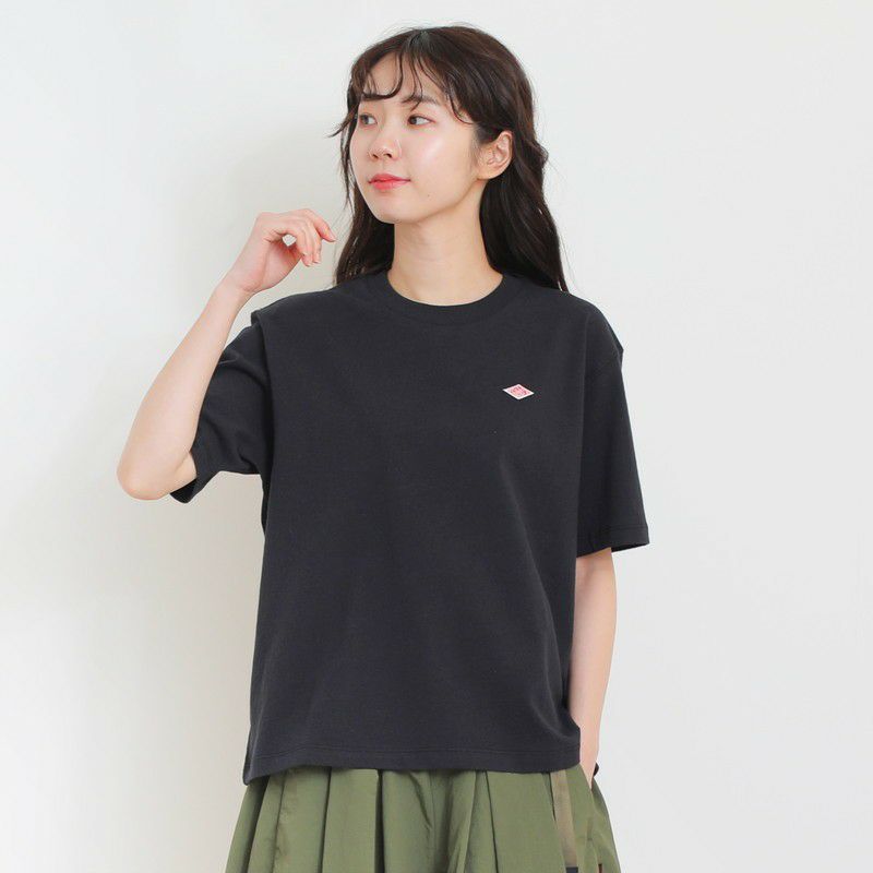 ［DANTON］ショート丈半袖Tシャツ