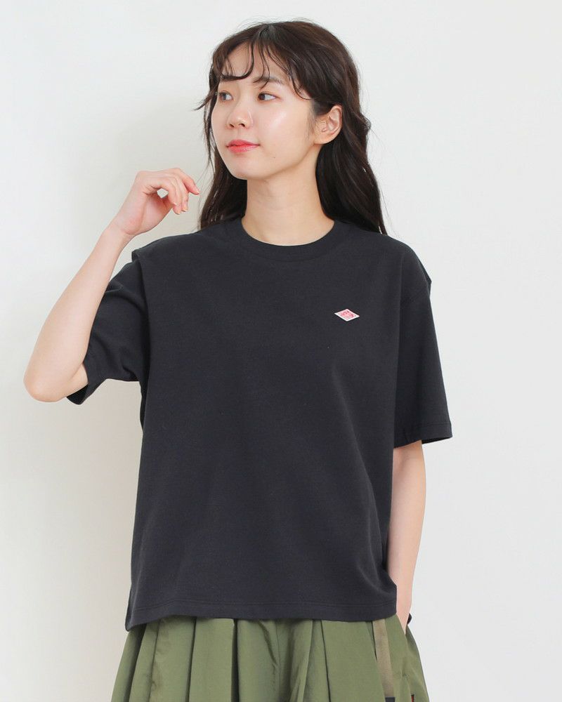 ［DANTON］ショート丈半袖Tシャツ