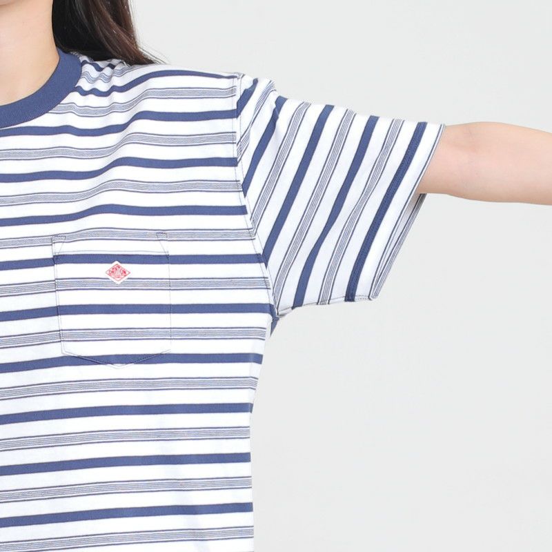 DANTON］ストライプポケットTシャツ／ダントン ｜オンセブン