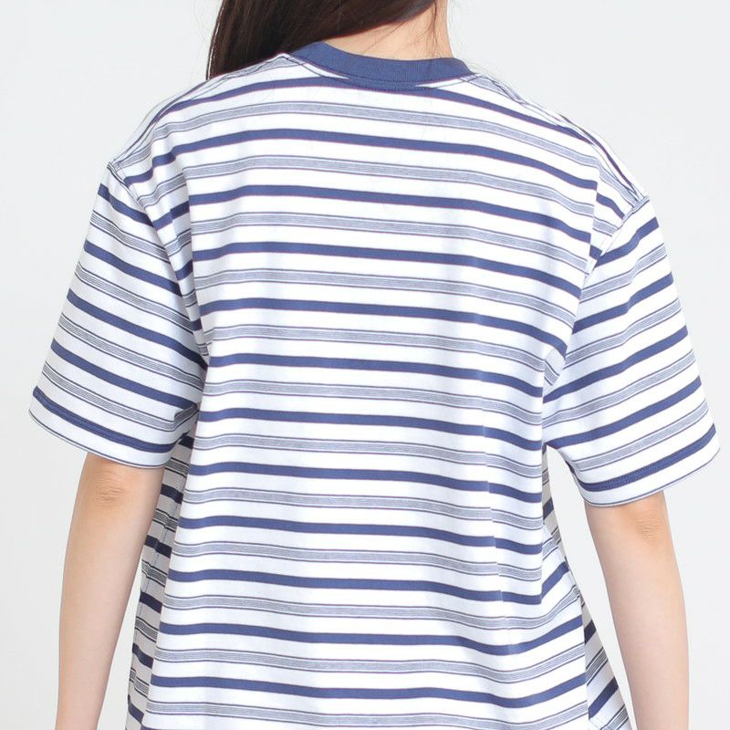 ［DANTON］ストライプポケットTシャツ