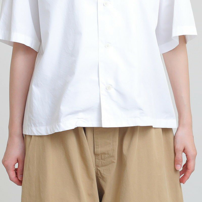 ［DANTON］コットンポプリン半袖シャツ