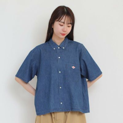 DANTON / コットンポプリン 半袖シャツ DANTON/ダントン] コットンポプリン 半袖シャツ（シャツ