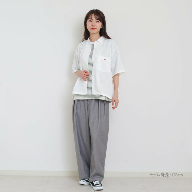 ［DANTON］ポリエステル半袖シャツ