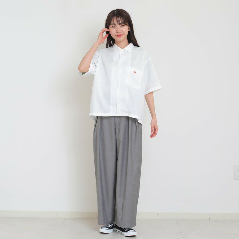 ［DANTON］ポリエステル半袖シャツ