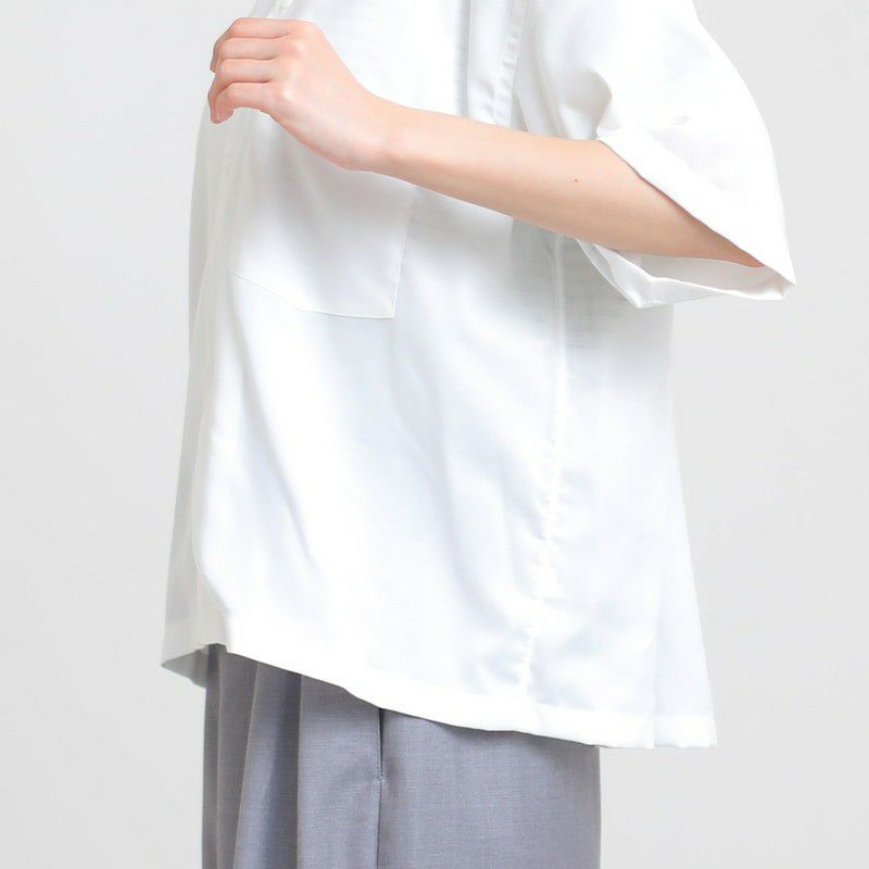 ［DANTON］ポリエステル半袖シャツ