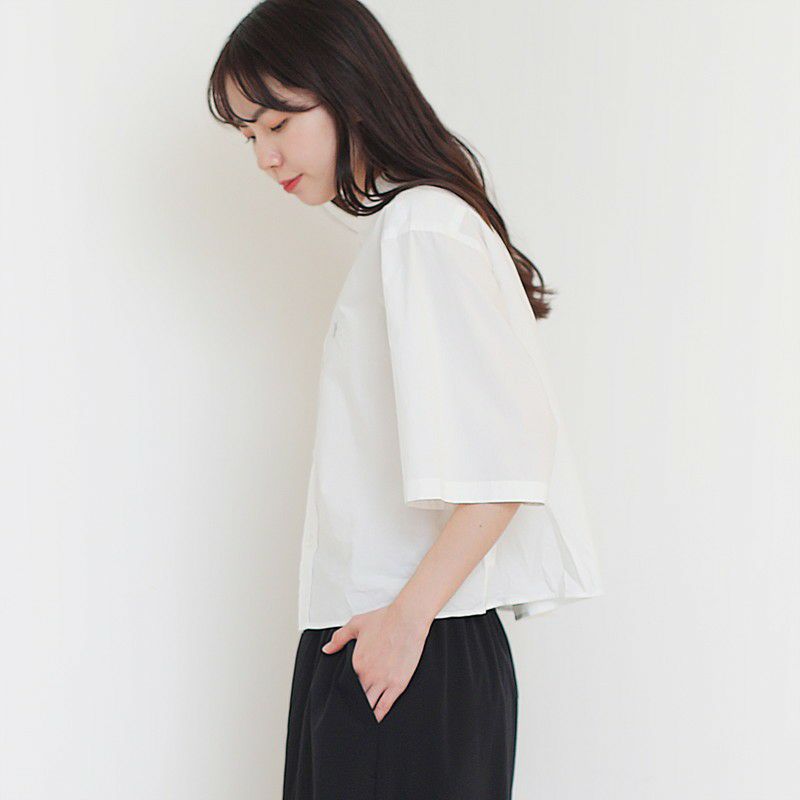 MAX STUDIO 半袖トップス Gymphlex｜ボタンダウン 半袖シャツ SHORT B.D. SHIRT S/S