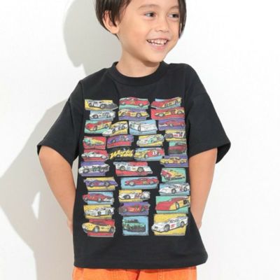 ［ocean&ground］スーパーカーグラフィックTシャツ キッズ／／オーシャンアンドグラウンド