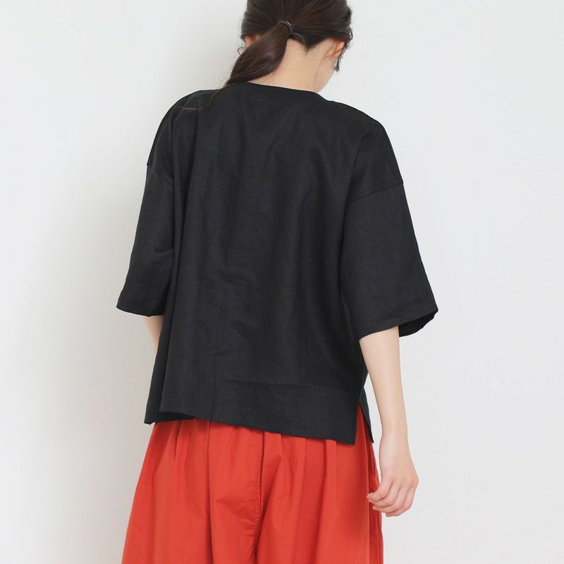 mao made］リネンJAM STANDARD布帛シャツ／マオメイド