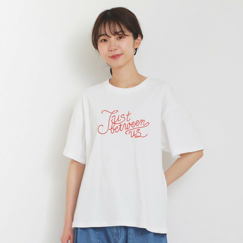 ワイドチェーンステッチTシャツ〈オリジナルデザイン〉 ｜オン