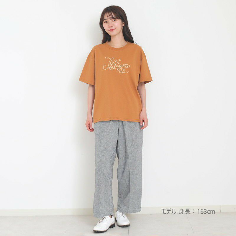 ワイドチェーンステッチTシャツ〈オリジナルデザイン〉 ｜オン