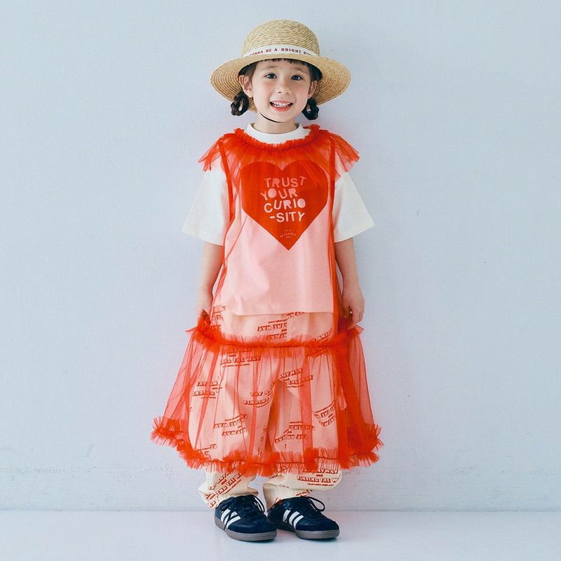 MSGM キッズ　チュールレイヤードスエットワンピース 120 MSGM キッズ チュールレイヤードスエットワンピース 120 - メルカリ