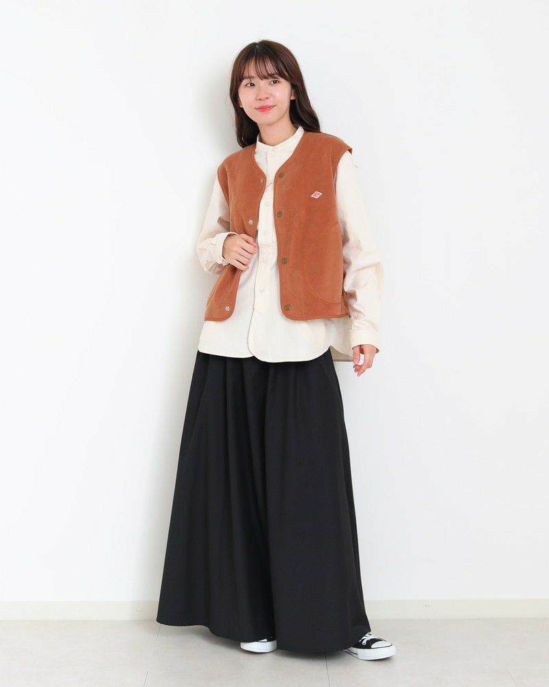 ［DANTON］フリースショートベスト