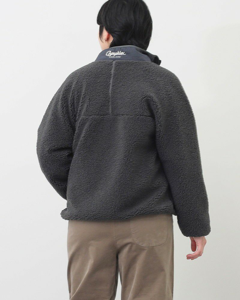 ポムポム 10％OFF】［GYMPHLEX］ライトボアショートジャケット／ジムフレックス