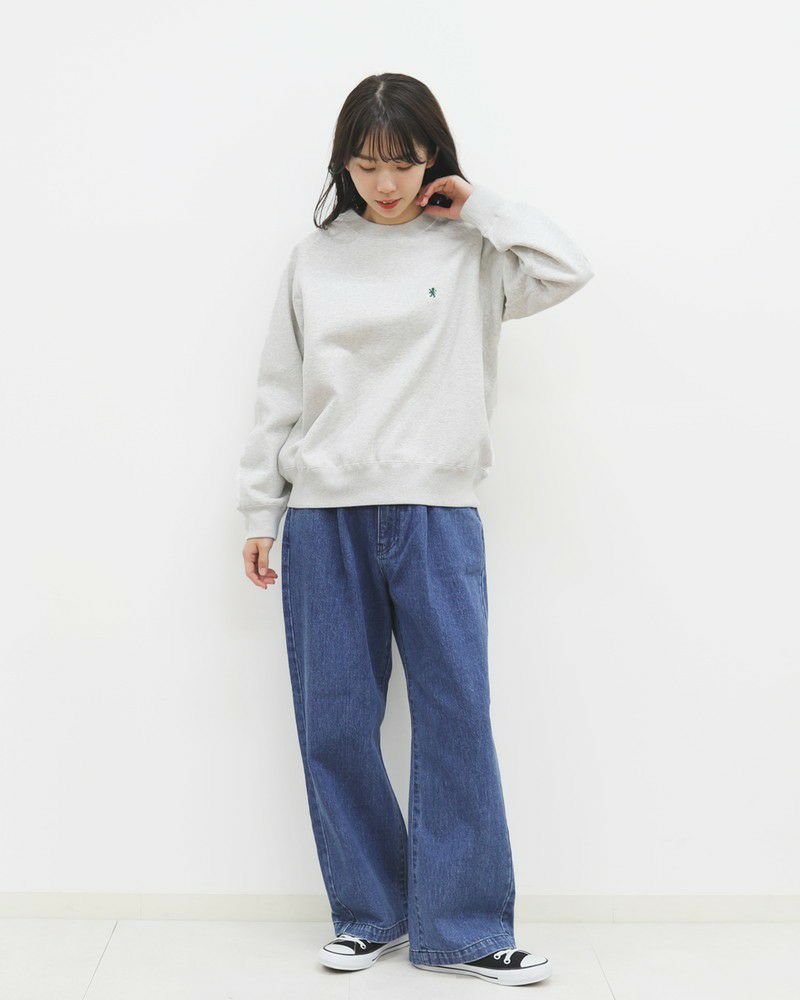 ［DANTON］タックデニムパンツ