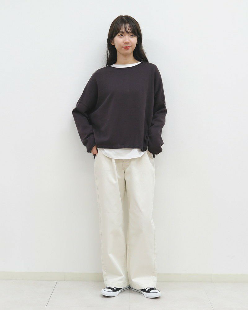 ［DANTON］タックカツラギカラーパンツ