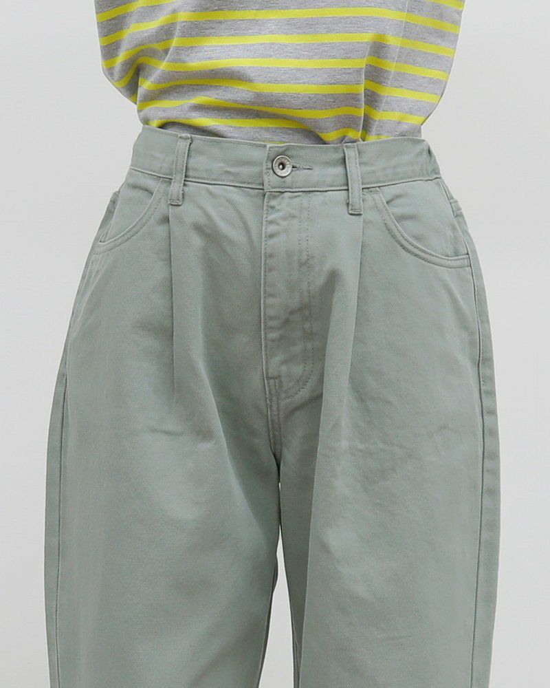 ［DANTON］タックカツラギカラーパンツ