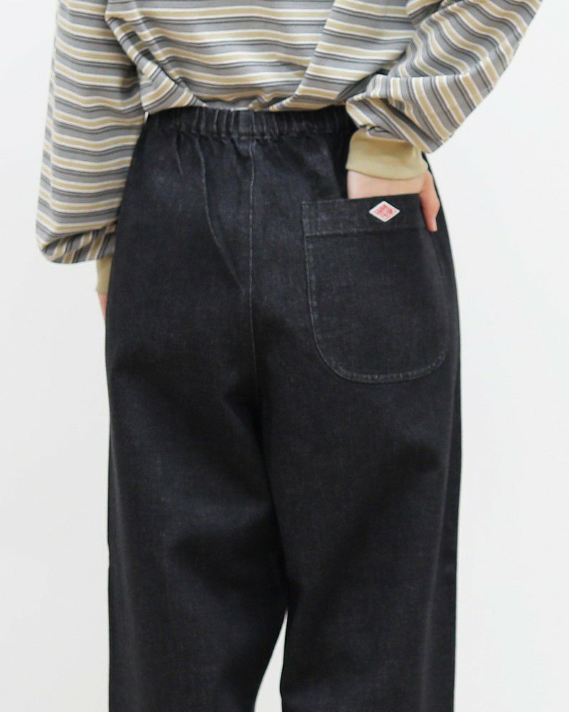 ブラックデニムパンツ／ダントン DANTON｜ブラックデニム イージーパンツ - AIDA general store(アイダ