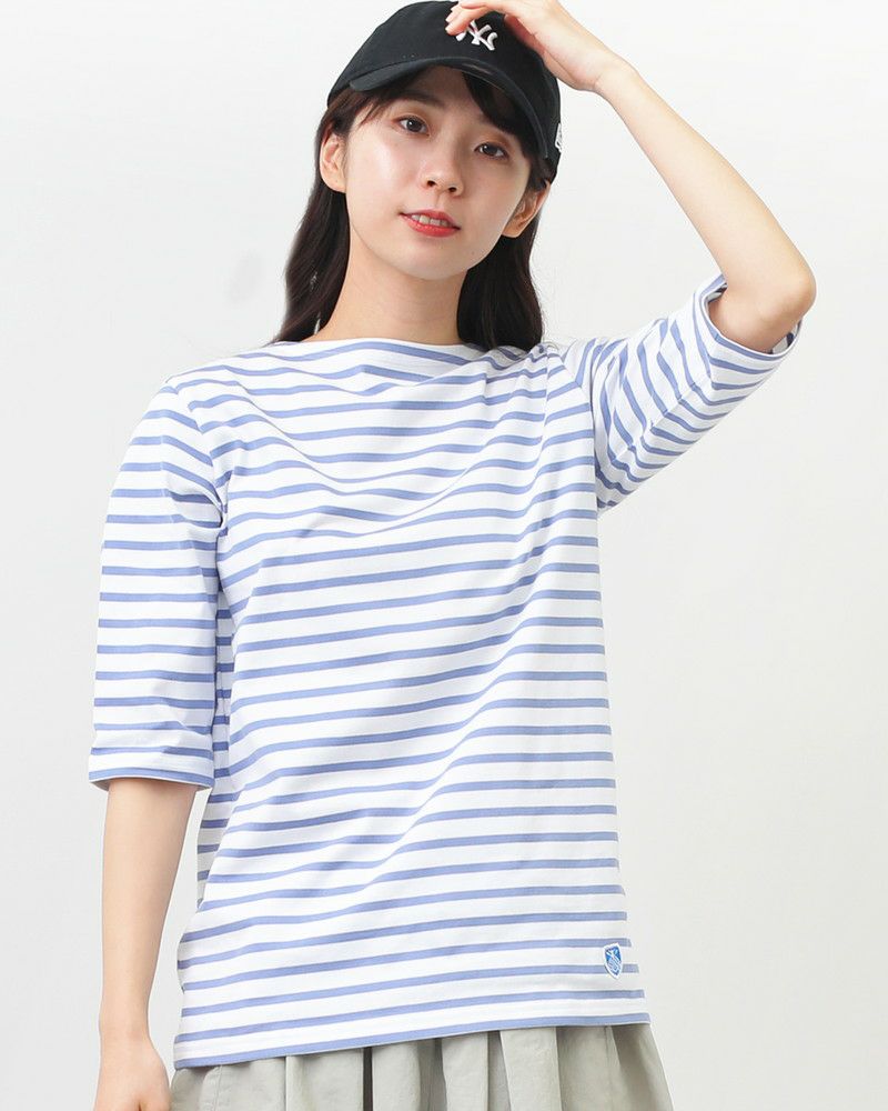 専用！！オーシバル新品✨️新作ボートネックスゥエットプルオーバー２３区新品iCB ORCIVAL トレーナー スウェット ORCIVAL/オーシバル ボート